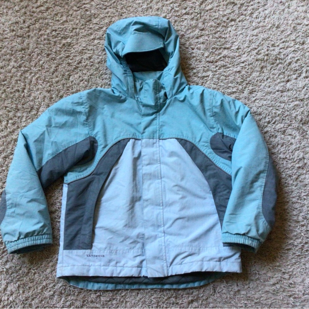 Girls Lands End Jacket Size 10/12